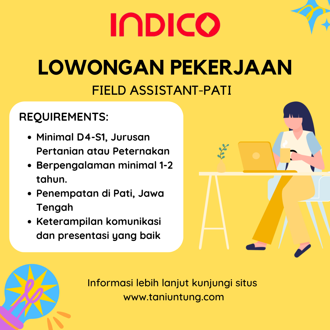 Info Loker Pertanian Field Assistant di INDICO Tani Untung